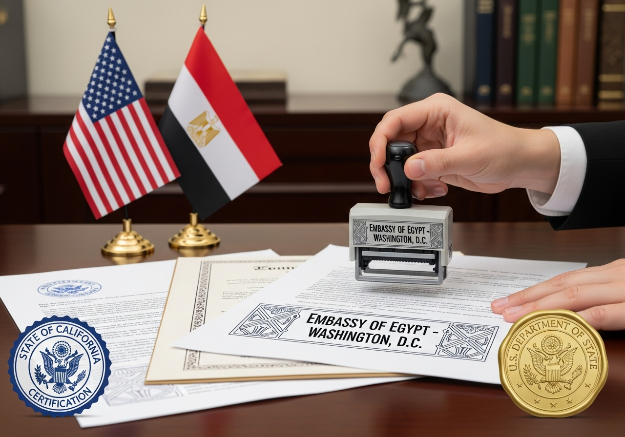 Why Your U.S. Documents Need Legalization Before Use in Egypt